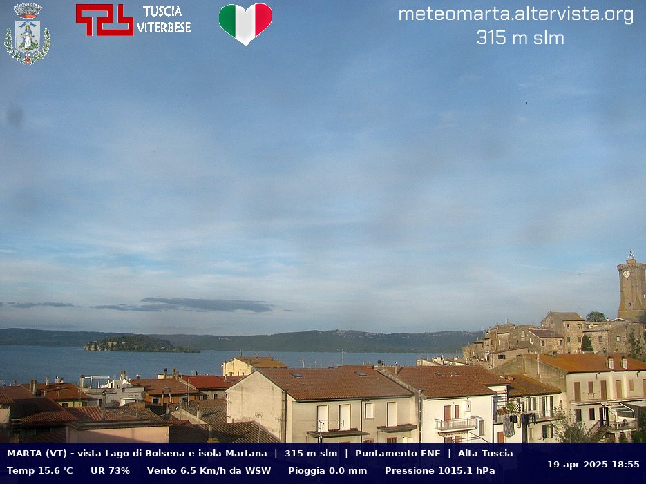 Webcam di Marta (VT)